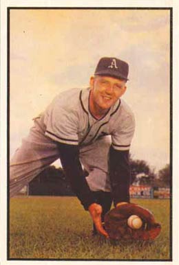 1953 Bowman Color Cass Michaels #130 Baseball Card