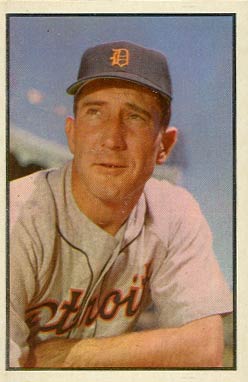 1953 Bowman Color Fred Hutchinson #132 Baseball Card
