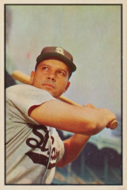 1953 Bowman Color Vic Wertz #2 Baseball Card