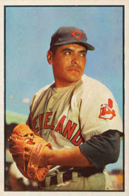 1953 Bowman Color Mike Garcia #43 Baseball Card