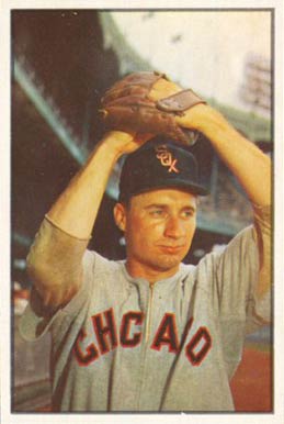 1953 Bowman Color Lou Kretlow #50 Baseball Card