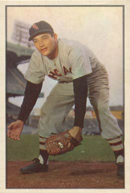 1953 Bowman Color Chico Carrasquel #54 Baseball Card