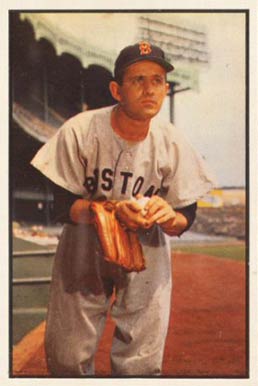 1953 Bowman Color Mel Parnell #66 Baseball Card