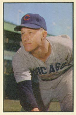 1953 Bowman Color Warren Hacker #144 Baseball Card
