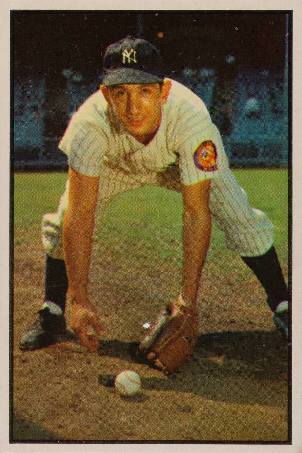 1953 Bowman Color Billy Martin #118 Baseball Card