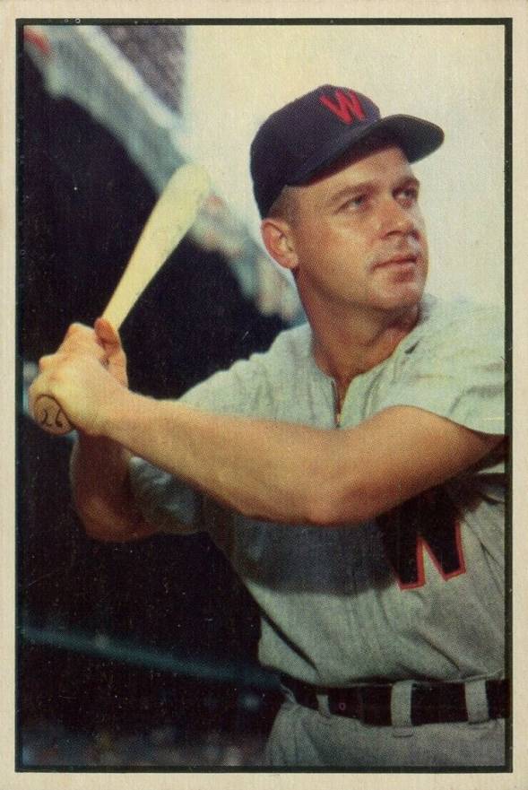 1953 Bowman Color Ken Wood #109 Baseball Card