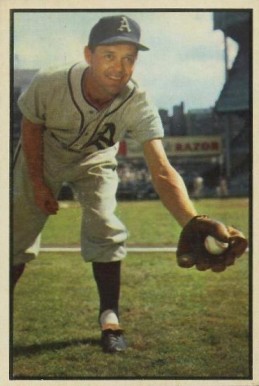 1953 Bowman Color Eddie Joost #105 Baseball Card