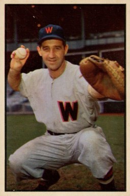 1953 Bowman Color Mickey Grasso #77 Baseball Card