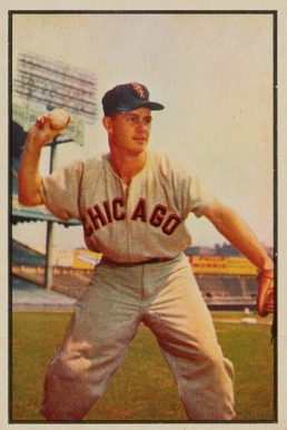 1953 Bowman Color Nelson Fox #18 Baseball Card