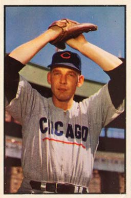 1953 Bowman Color Paul Minner #71 Baseball Card