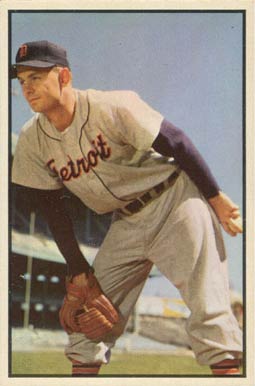 1953 Bowman Color Ted Gray #72 Baseball Card