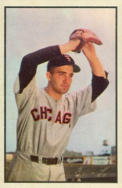 1953 Bowman Color Billy Pierce #73 Baseball Card