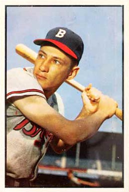 1953 Bowman Color Jack Daniels #83 Baseball Card