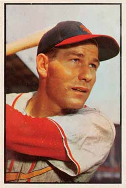 1953 Bowman Color Solly Hemus #85 Baseball Card