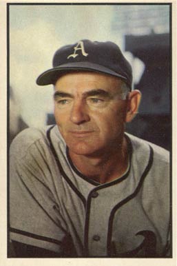 1953 Bowman Color Wally Moses #95 Baseball Card