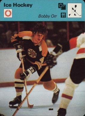 1977 Sportscaster Bobby Orr #01-02 Hockey Card