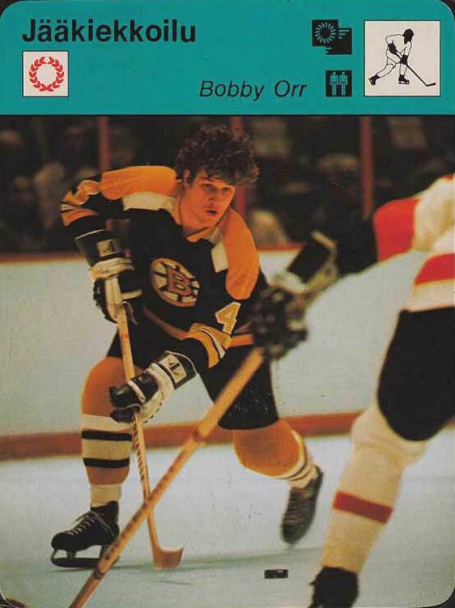 1977 Sportscaster Bobby Orr #04-83 Hockey Card