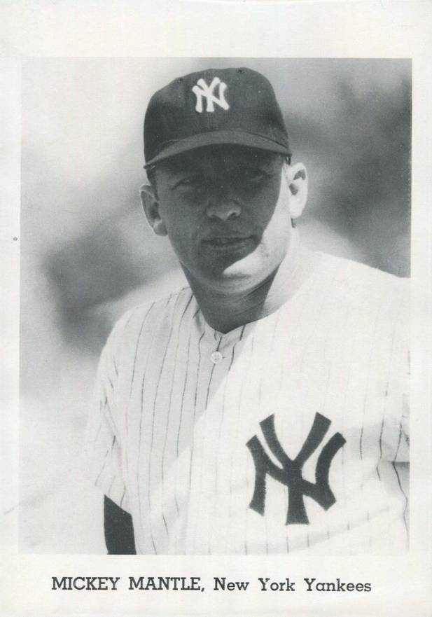 1962 Jay Publishing Photos-Type 2 Mickey Mantle # Baseball Card