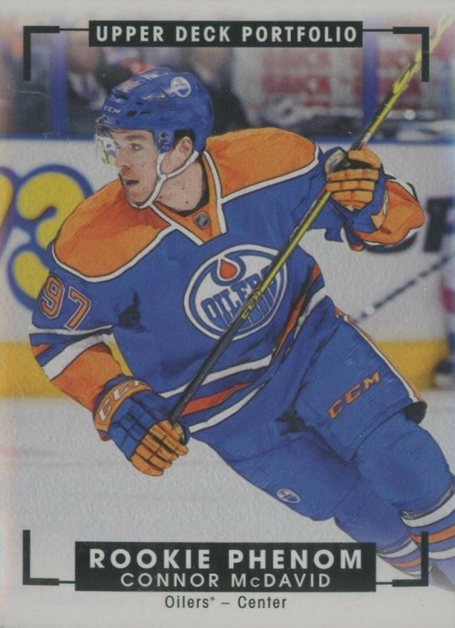 2015 Upper Deck Portfolio Connor McDavid #330 Hockey Card