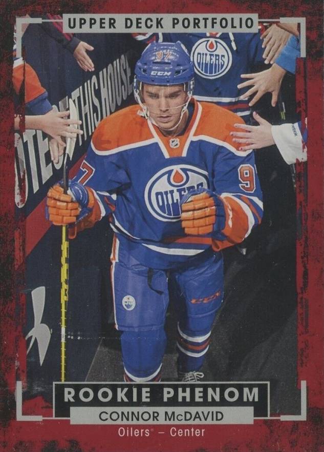 2015 Upper Deck Portfolio Connor McDavid #250 Hockey Card