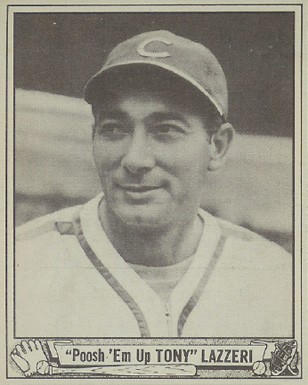 1940 Play Ball "Poosh em Up Tony" Lazzeri #238 Baseball Card