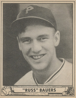 1940 Play Ball Russ Bauers #219 Baseball Card