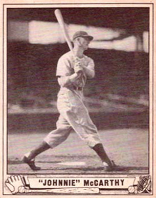 1940 Play Ball Johnnie McCarthy #215 Baseball Card