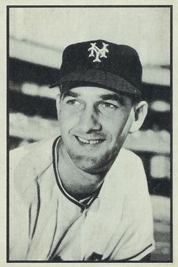 1953 Bowman B & W Larry Jansen #40 Baseball Card