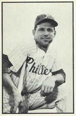 1953 Bowman B & W Bill Nicholson #14 Baseball Card