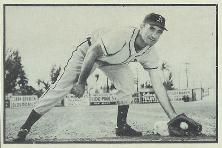 1953 Bowman B & W Pete Suder #8 Baseball Card