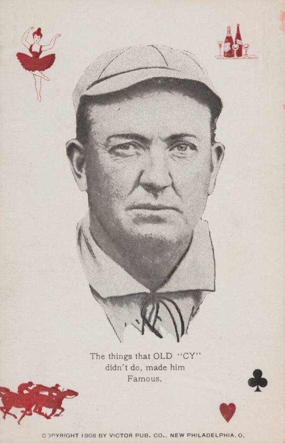 1908 Victor Publication Co. Postcards Cy Young # Baseball Card