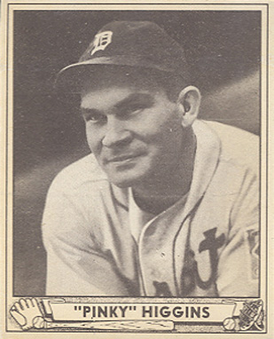 1940 Play Ball "Pinky" Higgins #199 Baseball Card