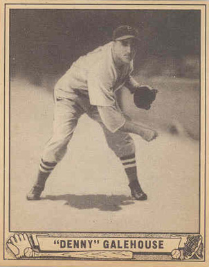 1940 Play Ball "Denny" Galehouse #198 Baseball Card
