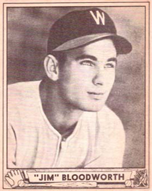 1940 Play Ball "Jim" Bloodworth #189 Baseball Card