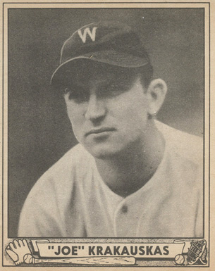 1940 Play Ball "Joe" Krakauskas #188 Baseball Card