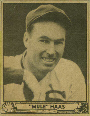 1940 Play Ball "Mule" Haas #184 Baseball Card