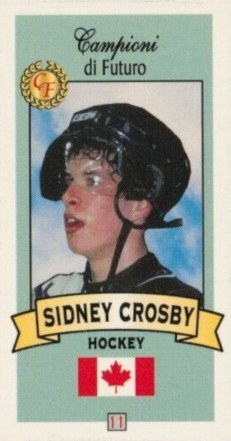 2003 Campioni DI Futuro Sidney Crosby #11 Hockey Card