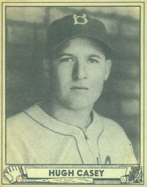 1940 Play Ball "Hugh" Casey #148 Baseball Card