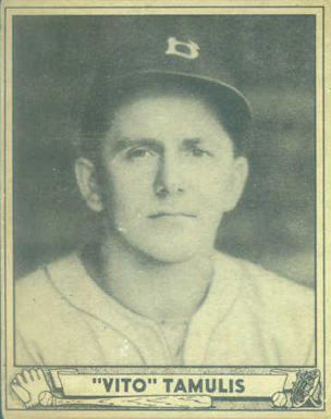 1940 Play Ball "Vito" Tamulis #145 Baseball Card
