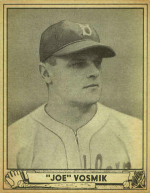 1940 Play Ball "Joe" Vosmik #144 Baseball Card