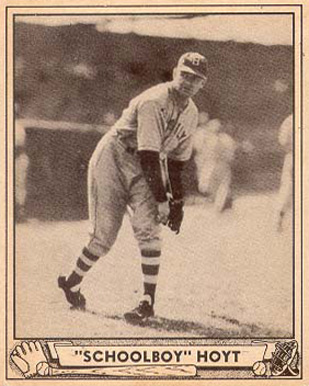 1940 Play Ball "Schoolboy" Hoyt #118 Baseball Card