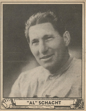 1940 Play Ball "Al" Schacht #116 Baseball Card