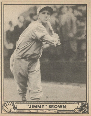 1940 Play Ball "Jimmy" Brown #112 Baseball Card