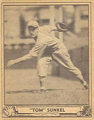 1940 Play Ball "Tom" Sunkel #110 Baseball Card