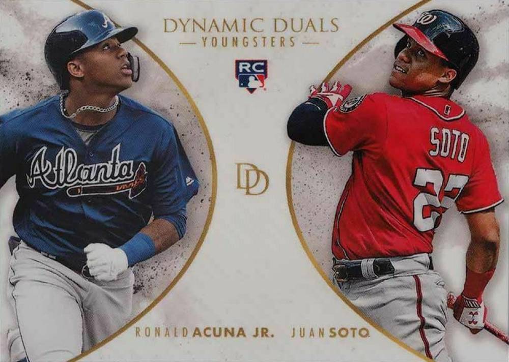 2018 Topps on Demand Dynamic Duals Youngsters Soto/Acuna Jr. #YG6 Baseball Card