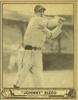 1940 Play Ball "Johnny" Rizzo #108 Baseball Card