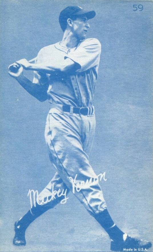 1953 Canadian Exhibits Mickey Vernon #59 Baseball Card