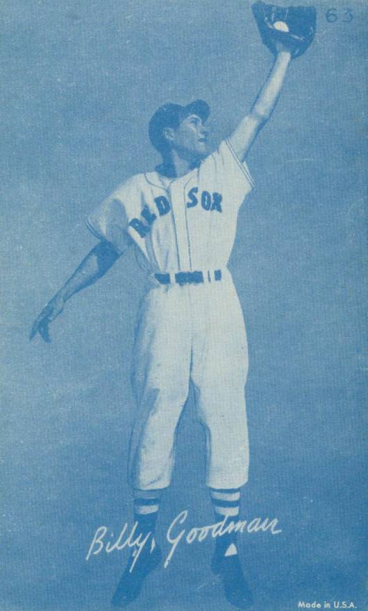 1953 Canadian Exhibits Billy Goodman #63 Baseball Card