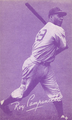 1953 Canadian Exhibits Roy Campanella #20 Baseball Card