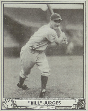 1940 Play Ball "Bill" Jurges #89 Baseball Card